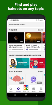 Download Kahoot! Play & Create Quizzes Pendidikan untuk Android tangkapan layar 5