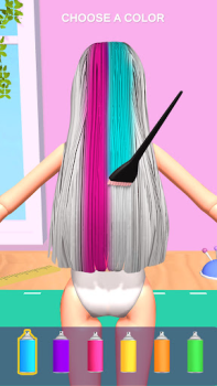 Download Doll Makeover - DIY 3D Dolly Permainan kasual untuk Android tangkapan layar 3