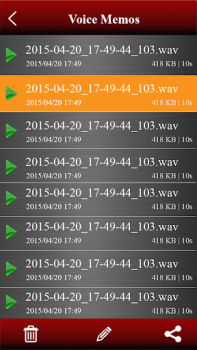 Download Voice recorder Musik dan audio untuk Android tangkapan layar 2