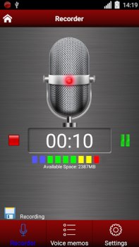 Download Voice recorder Musik dan audio untuk Android tangkapan layar 3