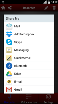 Download Voice recorder Musik dan audio untuk Android tangkapan layar 5
