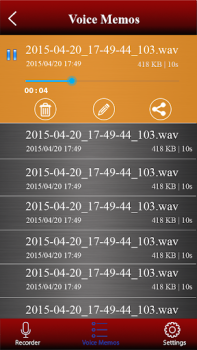 Download Voice recorder Musik dan audio untuk Android tangkapan layar 6