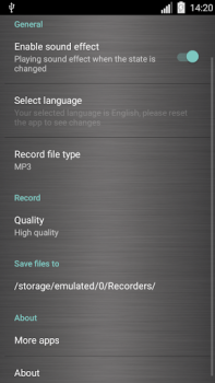 Download Voice recorder Musik dan audio untuk Android tangkapan layar 7