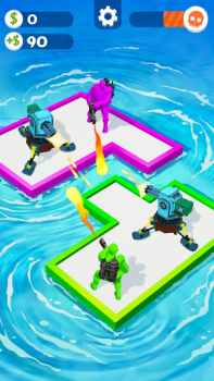 Download War of Rafts: Crazy Sea Battle Arkade untuk Android tangkapan layar 3