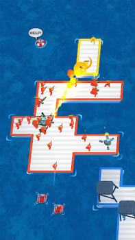 Download War of Rafts: Crazy Sea Battle Arkade untuk Android tangkapan layar 4