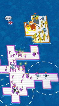 Download War of Rafts: Crazy Sea Battle Arkade untuk Android tangkapan layar 6