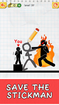 Download Draw 2 Save: Stickman Puzzle Teka-teki untuk Android tangkapan layar 2