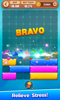 Download Block Crush - Puzzle Game Teka-teki untuk Android tangkapan layar 2