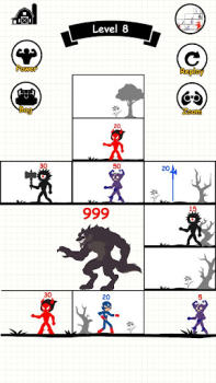 Download Stick Fight: Endless Battle Strategi untuk Android tangkapan layar 2