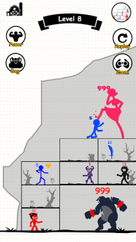 Download Stick Fight: Endless Battle Strategi untuk Android tangkapan layar 7