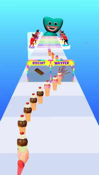 Download Ice Cream Stack Runner Games Arkade untuk Android tangkapan layar 2