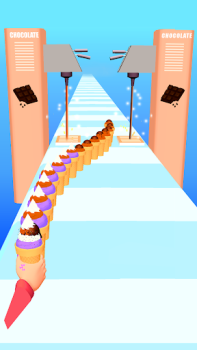 Download Ice Cream Stack Runner Games Arkade untuk Android tangkapan layar 4