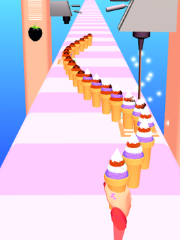 Download Ice Cream Stack Runner Games Arkade untuk Android tangkapan layar 6