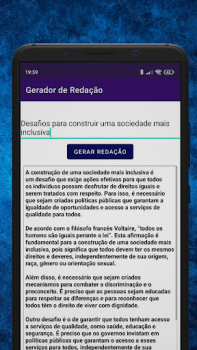 Download Gerador de Redação Pendidikan untuk Android tangkapan layar 3