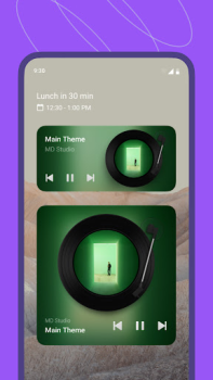 Download MD Vinyl - Music Player Widget Musik dan audio untuk Android tangkapan layar 3