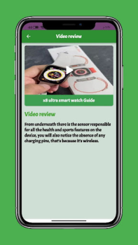 Download x8 ultra smart watch Guide Pendidikan untuk Android tangkapan layar 5