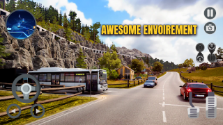 Download American Coach Bus Driving 3d Simulator untuk Android tangkapan layar 3