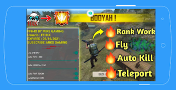 Download ffh4x mod menu for fire Permainan meja untuk Android tangkapan layar 2