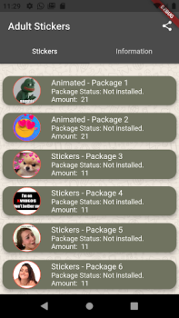 Download Sex Stickers Komunikasi untuk Android tangkapan layar 2