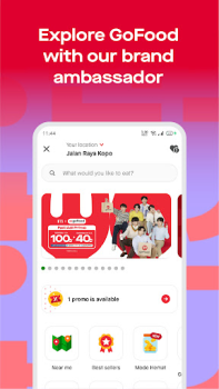 Download Gojek - Food & Transportation Bepergian untuk Android tangkapan layar 3
