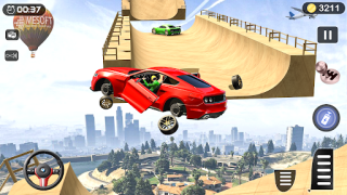 Download Mega Ramp Car Stunt Race Game Game peran untuk Android tangkapan layar 3