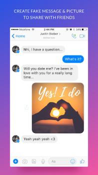 Download iFake: Fake Chat Messages Hiburan untuk Android tangkapan layar 3