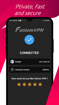 Download Fantum VPN - Fast, Secure VPN Alat untuk Android tangkapan layar 2