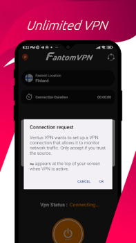 Download Fantum VPN - Fast, Secure VPN Alat untuk Android tangkapan layar 3