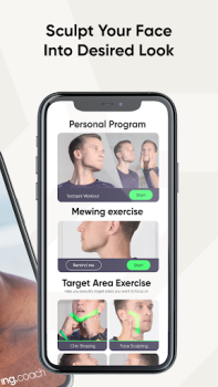 Download Mewing Coach - Face Exercises Kesehatan & Kebugaran untuk Android tangkapan layar 2