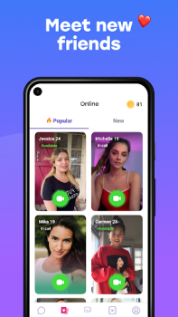 Download Mili - Live Video Chat Sosial untuk Android tangkapan layar 4