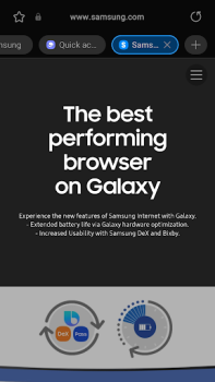 Download Samsung Internet Browser Beta Komunikasi untuk Android tangkapan layar 2
