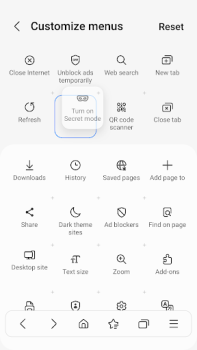 Download Samsung Internet Browser Beta Komunikasi untuk Android tangkapan layar 5