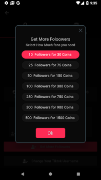 Download Tikio Real Followers and Fans Alat untuk Android tangkapan layar 2