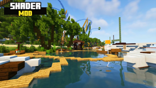 Download Realistic Shader Mod Minecraft Hiburan untuk Android tangkapan layar 5