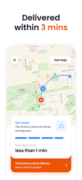 Download Manna Drone Delivery Makanan dan minuman untuk Android tangkapan layar 4