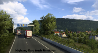 Download Highway Euro truck Simulator Ras untuk Android tangkapan layar 3