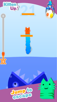 Download Kitten Up! Jump & Claw Games Arkade untuk Android tangkapan layar 3