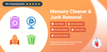 Download Memory cleaner & junk removal Alat untuk Android tangkapan layar 6