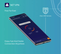 Download NetVPN Lite - Unlimited VPN Alat untuk Android tangkapan layar 2