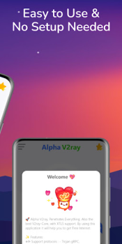 Download Alpha V2ray - Tunnel VPN Alat untuk Android tangkapan layar 2