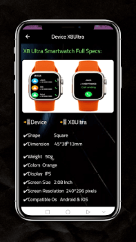 Download X8 Ultra - Smart Watch  Review Gaya hidup untuk Android tangkapan layar 4