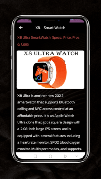Download X8 Ultra - Smart Watch  Review Gaya hidup untuk Android tangkapan layar 5