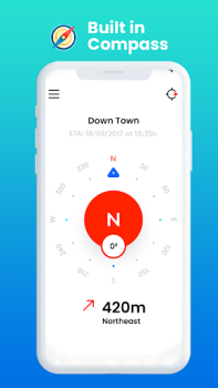 Download Route Tracker : GPS Navigation Peta dan navigasi untuk Android tangkapan layar 7