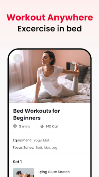 Download JustFit - Lazy Workout Kesehatan & Kebugaran untuk Android tangkapan layar 2