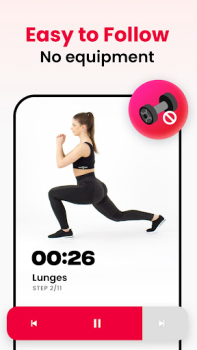 Download JustFit - Lazy Workout Kesehatan & Kebugaran untuk Android tangkapan layar 3