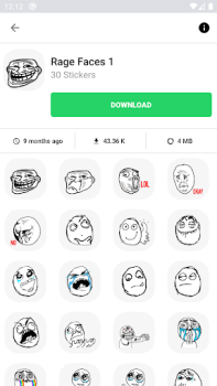 Download Funny Memes Stickers WASticker Alat untuk Android tangkapan layar 3