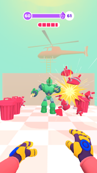 Download Ropy Hero 3D Action Adventure Game aksi untuk Android tangkapan layar 4