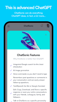 Download ChatSonic: Super ChatGPT App Kerja untuk Android tangkapan layar 4