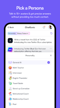 Download ChatSonic: Super ChatGPT App Kerja untuk Android tangkapan layar 5