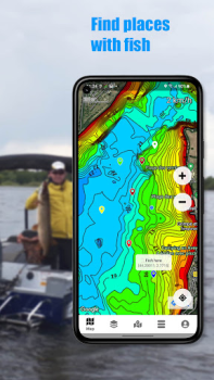 Download Dap Drift - fishing depth maps Peta dan navigasi untuk Android tangkapan layar 2